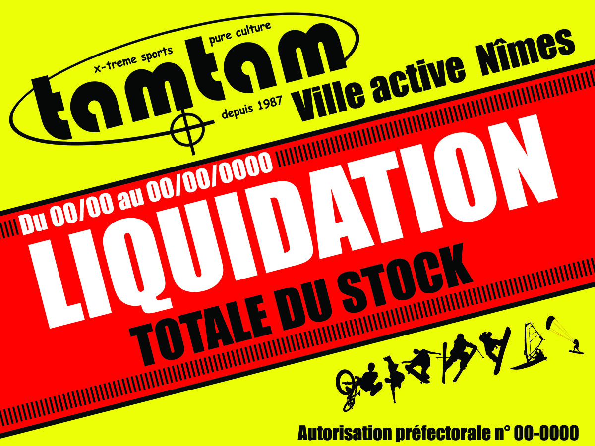 Affiche 4x3 liquidation total Tamtamshop 