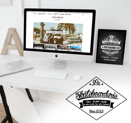 Logo la skateboarderie par abstract-communication